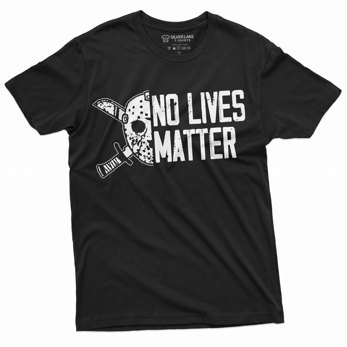 Mens Halloween Funny T-shirt Jason no lives matter Costume product image 5