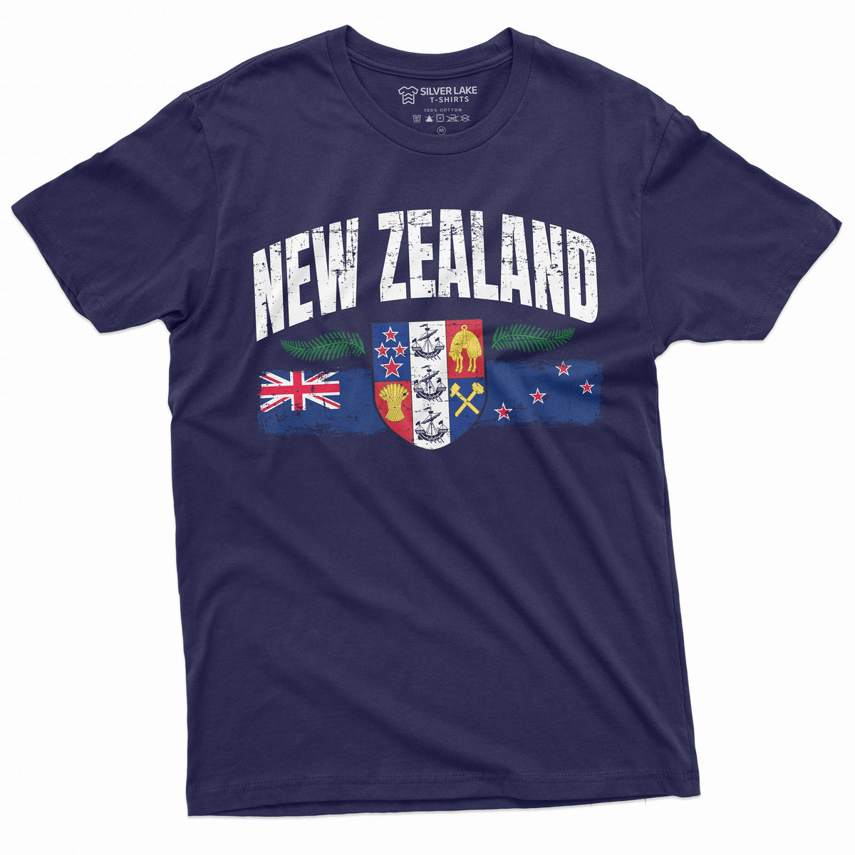 New Zealand T-shirt Mens Womens Kiwi Flag Tee Shirt product image 3