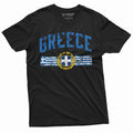 Mens Green T-shirt Greek Flag Coat of Arms Patriotic Tee product image 1
