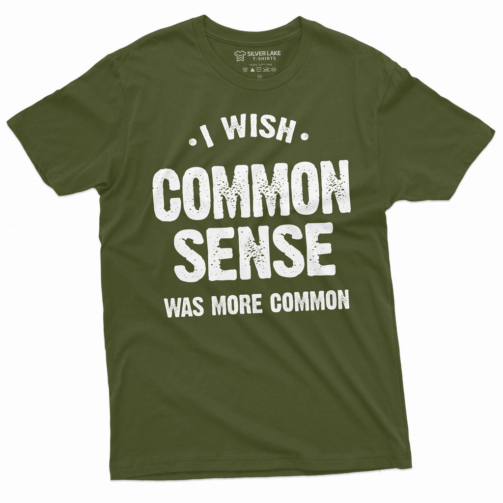 Funny Common Sense T-shirt I wash was more Tee Shirt Mens product image 5