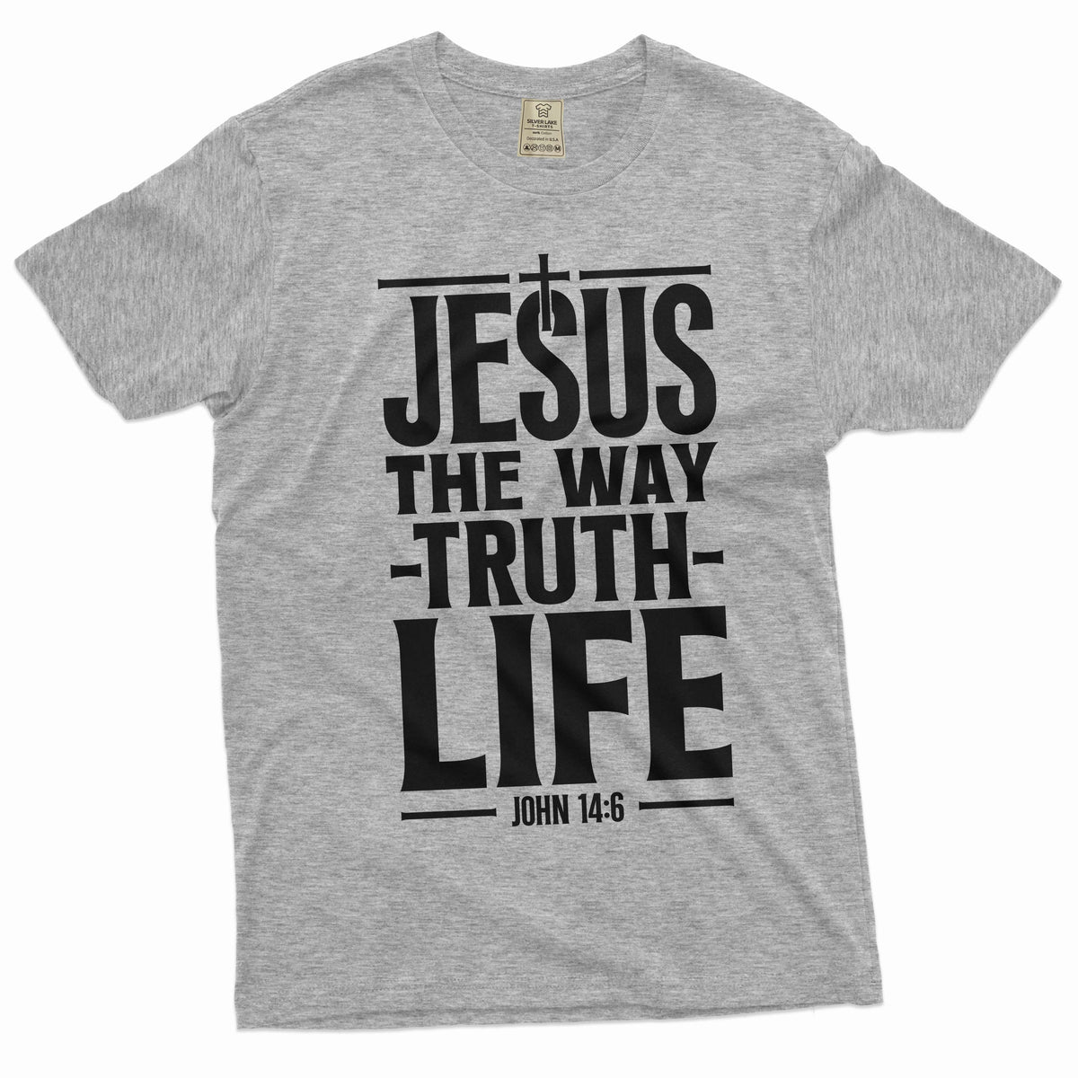 Jesus T-shirt Christian way truth life tee shirt Church Mom product image 5