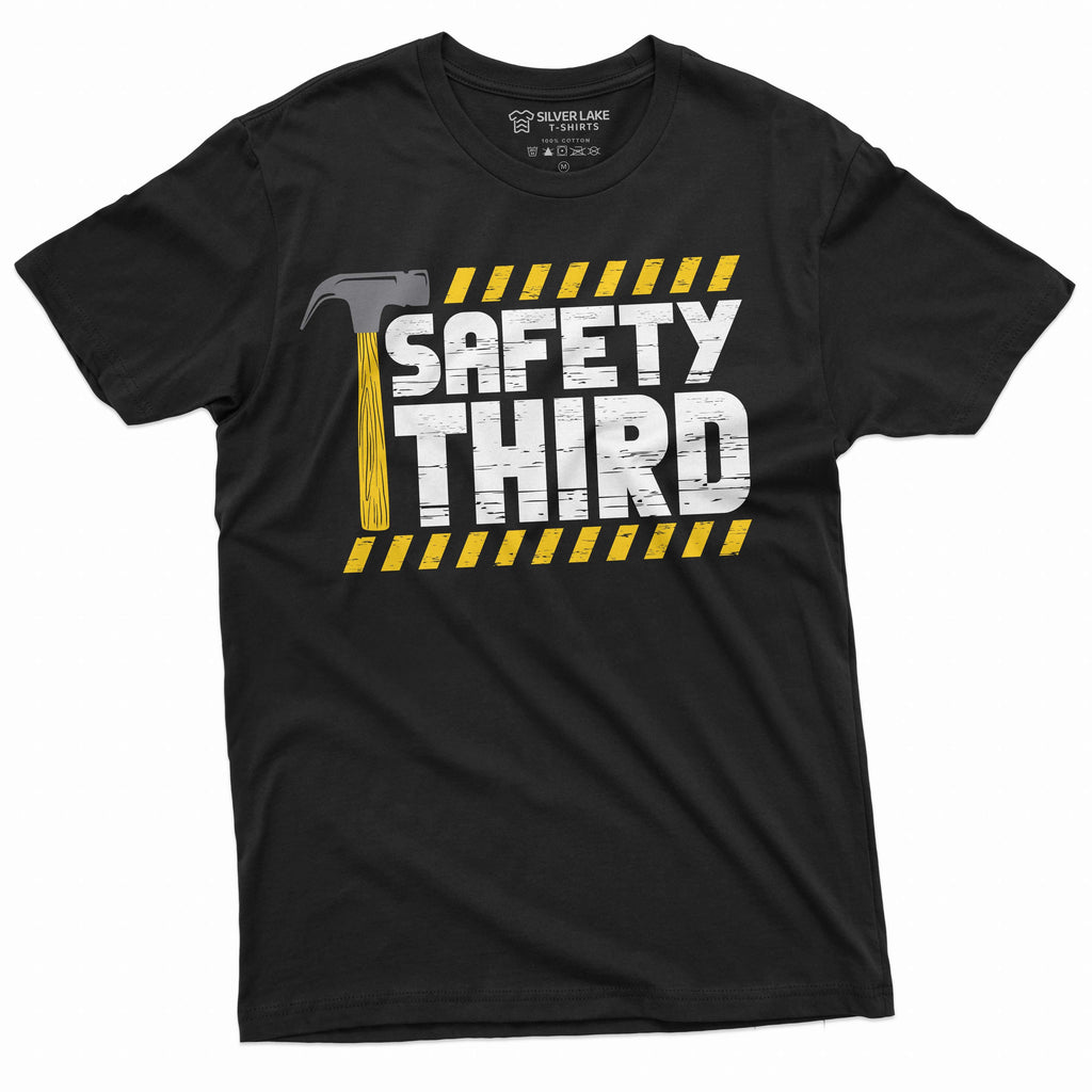 Men's 4th of July Funny Safety third T-shirt fireworks product image 3