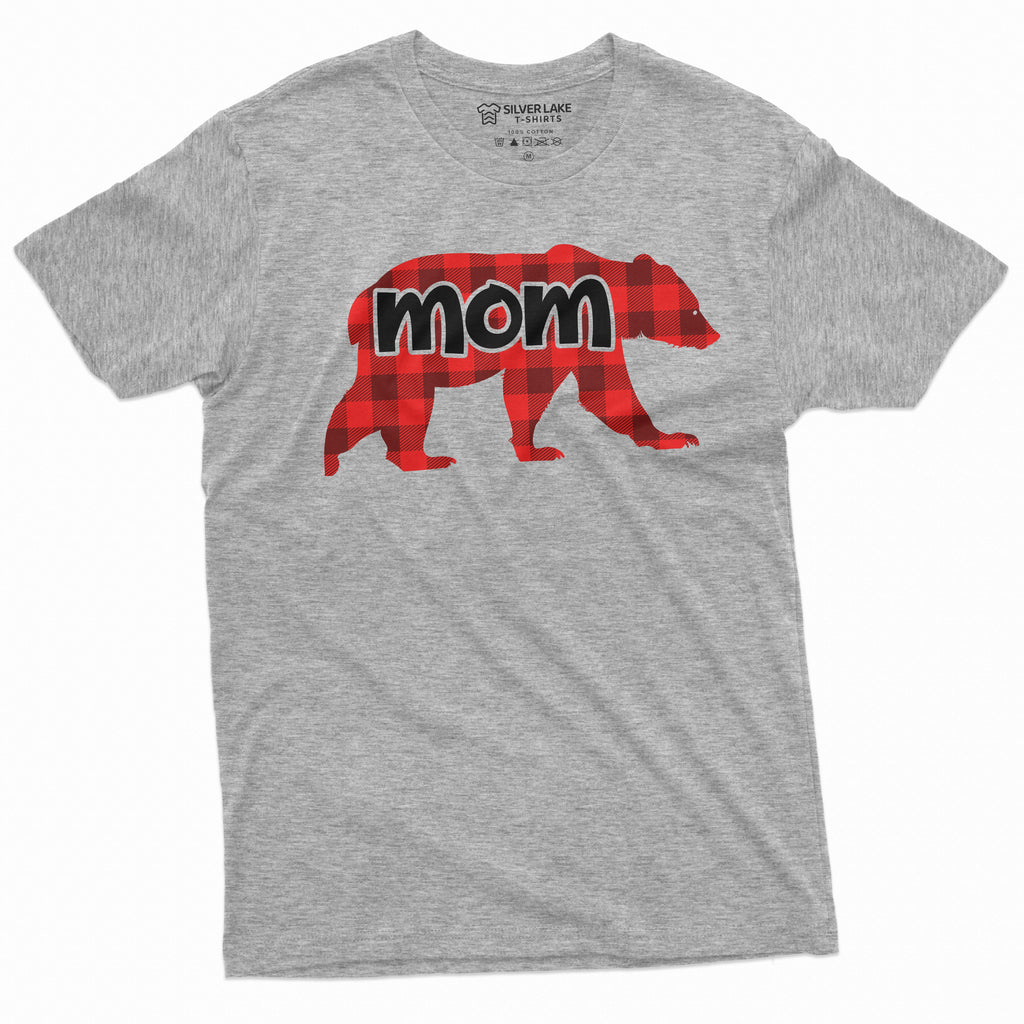 Mom T-shirt Mother Bear With Pijamas Mother's Day Mama Tee product image 1