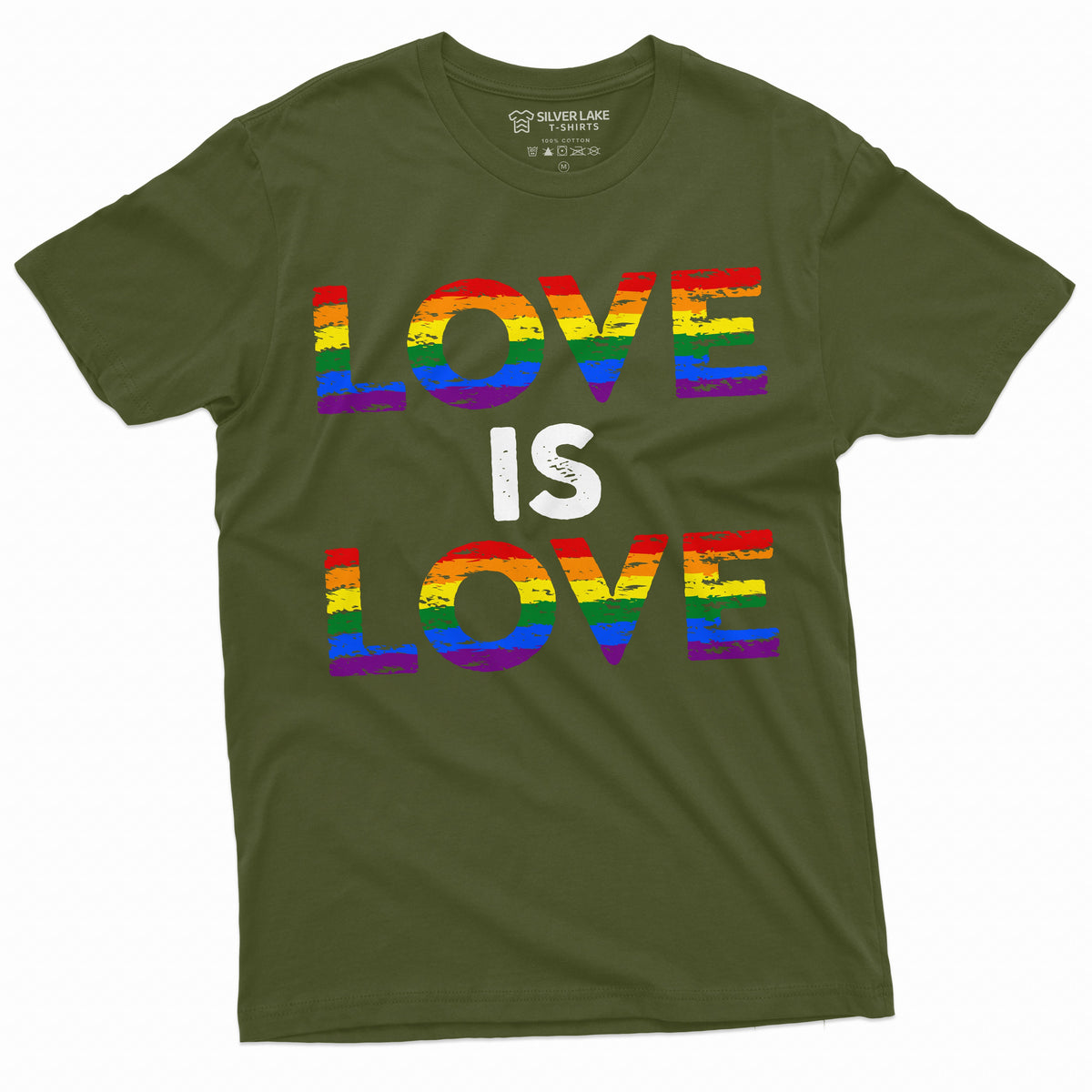 Love is LGBTQ T-shirt Gay Lesbian Unisex Mens Womens Tee product image 9