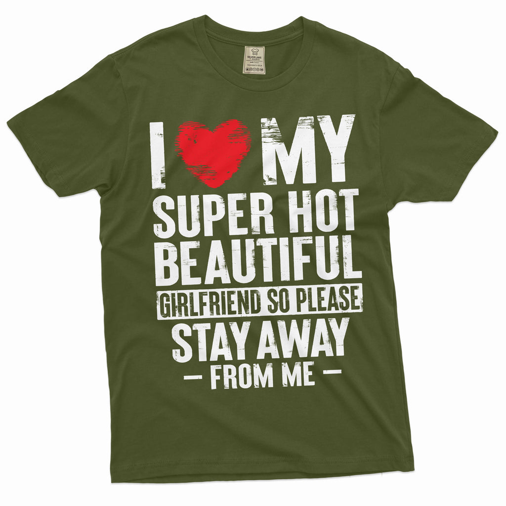 Funny Valentine's day Boyfriend Gift T-shirt I love my product image 4