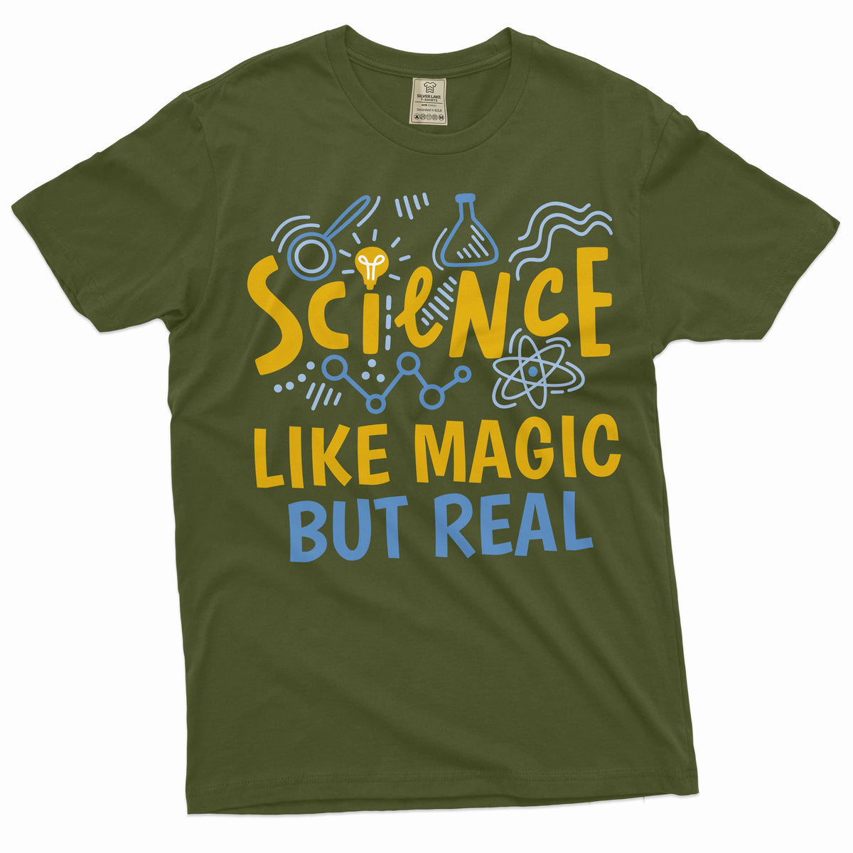 Funny Science T-shirt like magic but real nerd geek gift product image 4