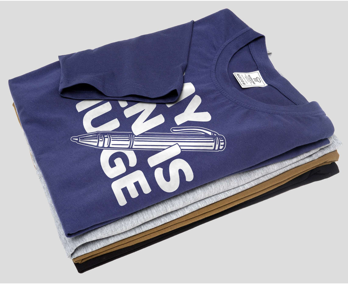 Men's Funny Humorous T-shirt My Pen Is Huge Tee Joke Gift product image 5
