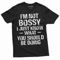 Funny I am not bossy tee shirt manager boss businessman product image 1