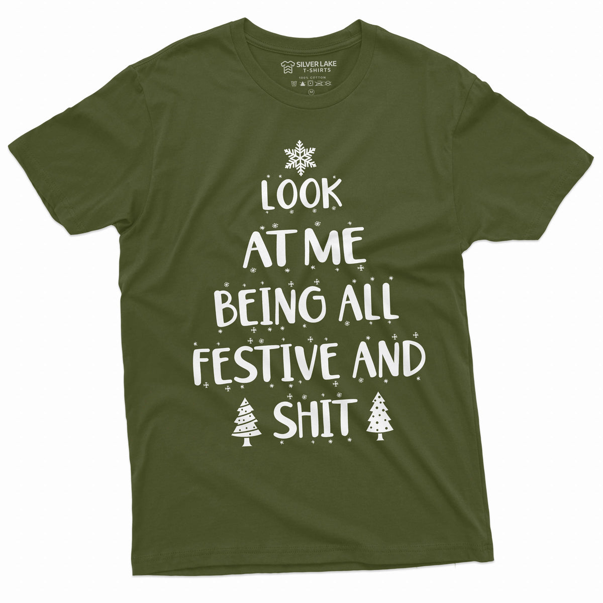 Men's Funny Festive and sh@t T-shirt Christmas mood gift product image 4