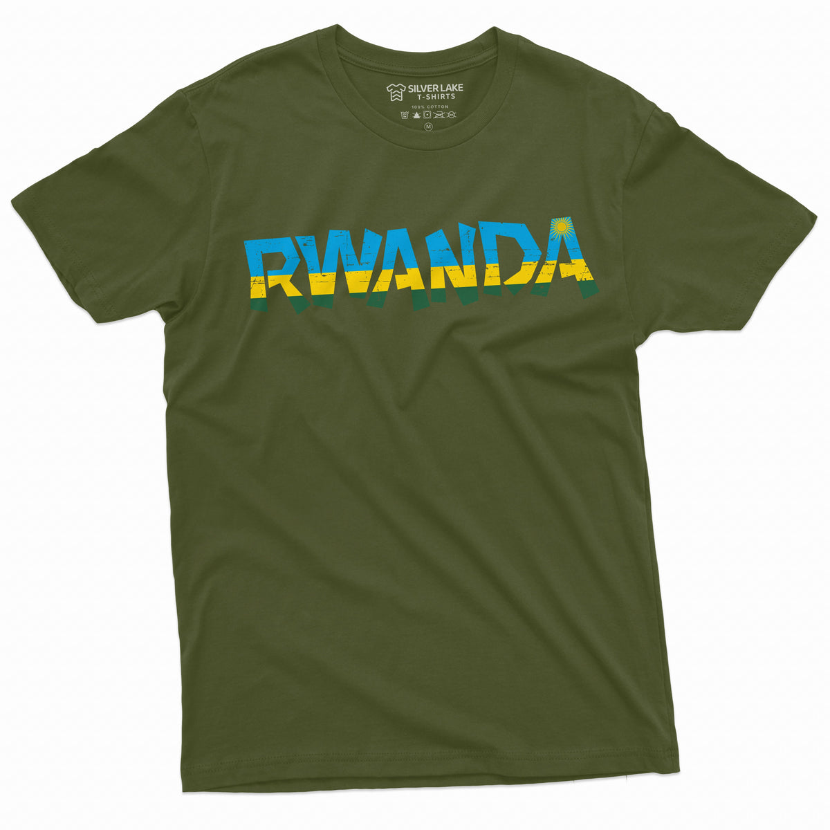 Rwanda T-shirt Rwandan Flag Coat of Arms Country nation Tee product image 4