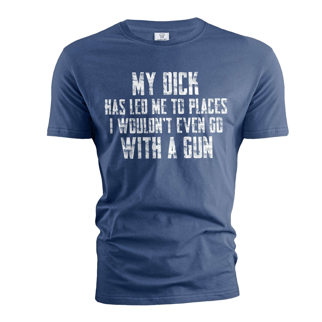 Men's Funny Dick has led to places T-shirt Birthday Gift product image 2