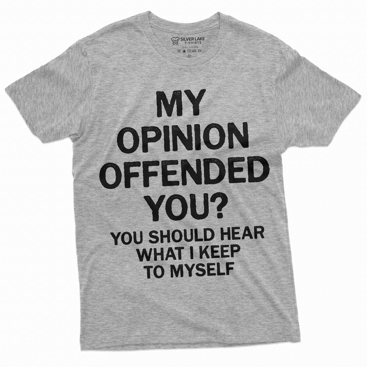 Men's Funny Opinion T-shirt My offended you sarcastic humor product image 10