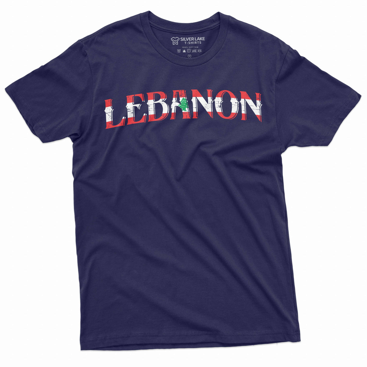 Men's Lebanon T-shirt flag coat of arms country nation tee product image 3