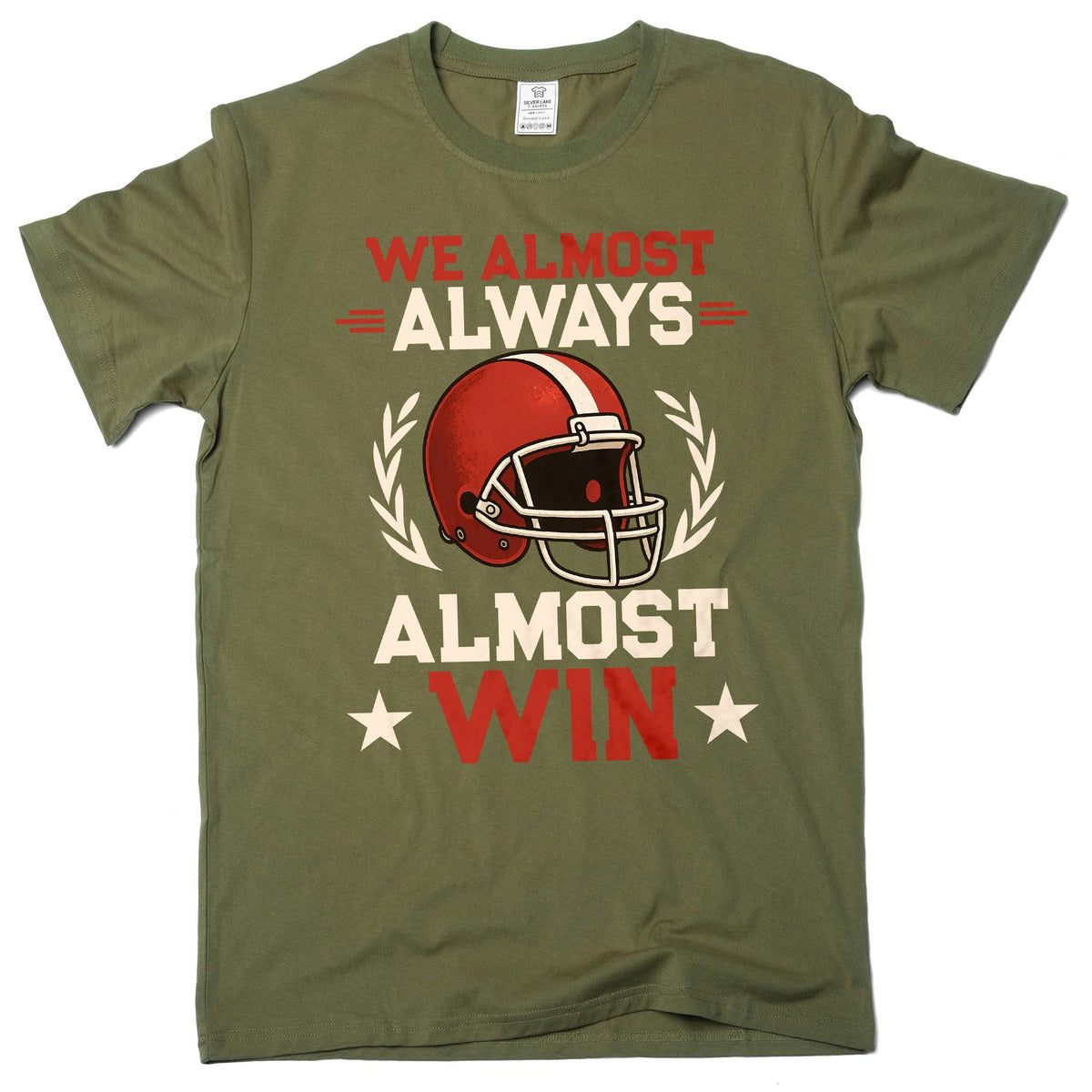 Men's Funny We almost always win sports football T-shirt product image 4