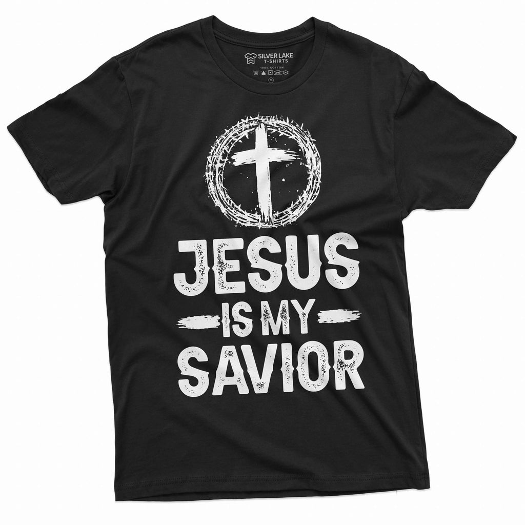Jesus is my savior T-shirt Religion Christ church tee shirt product image 4