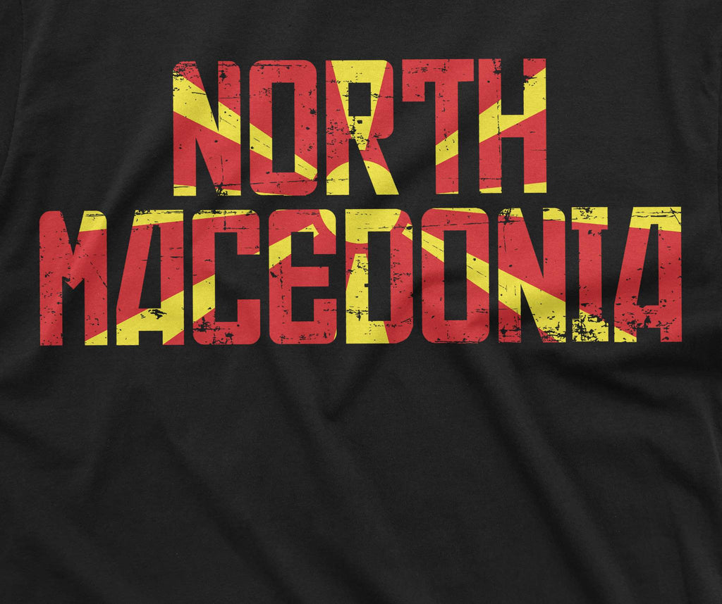 Men's North Macedonia T-shirt Country coat of arms flag tee product image 2