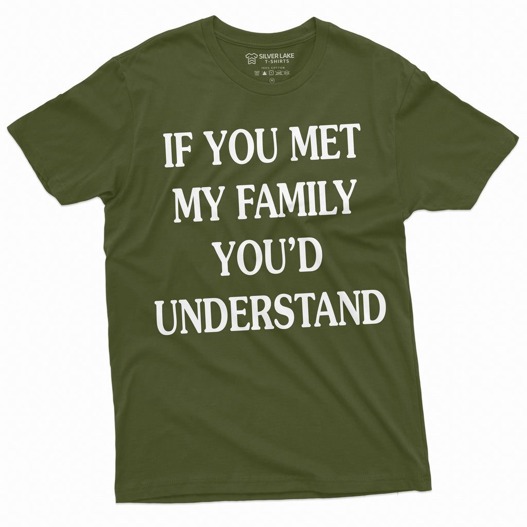 Men's Funny Family T-shirt Hilarious saying humorous product image 4