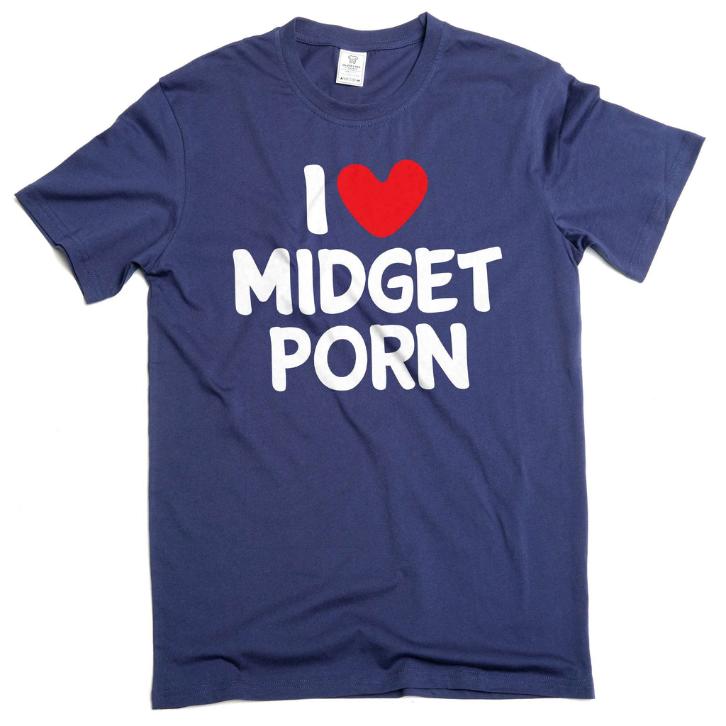 Men's funny I love Midget Porn inappropriate T-shirt product image 3