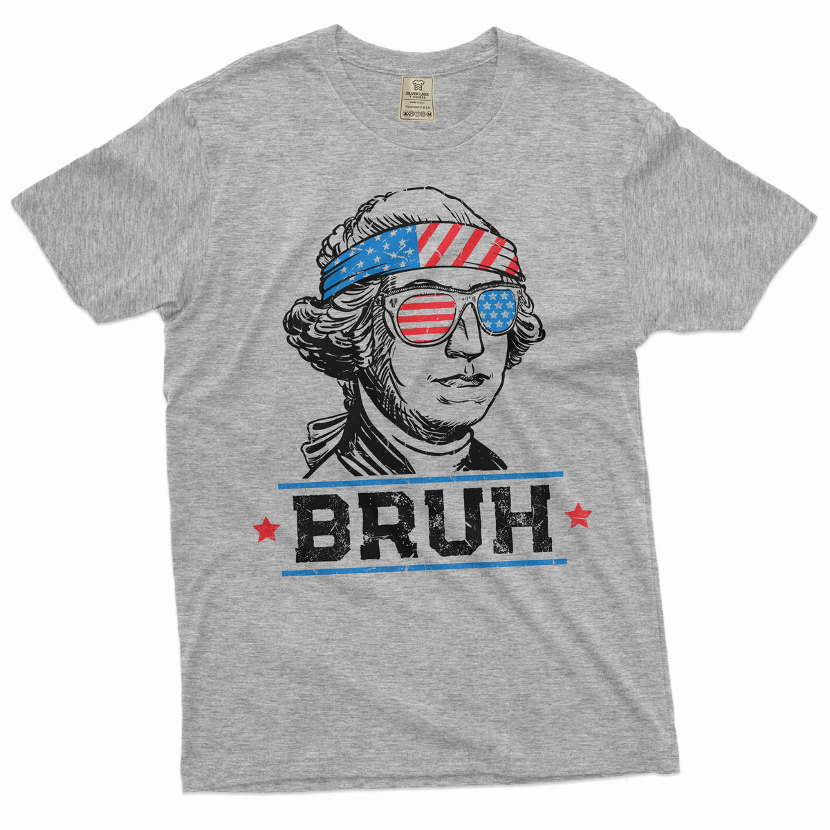 Men's 4th Funny Washington T-shirt George bruh USA product image 5