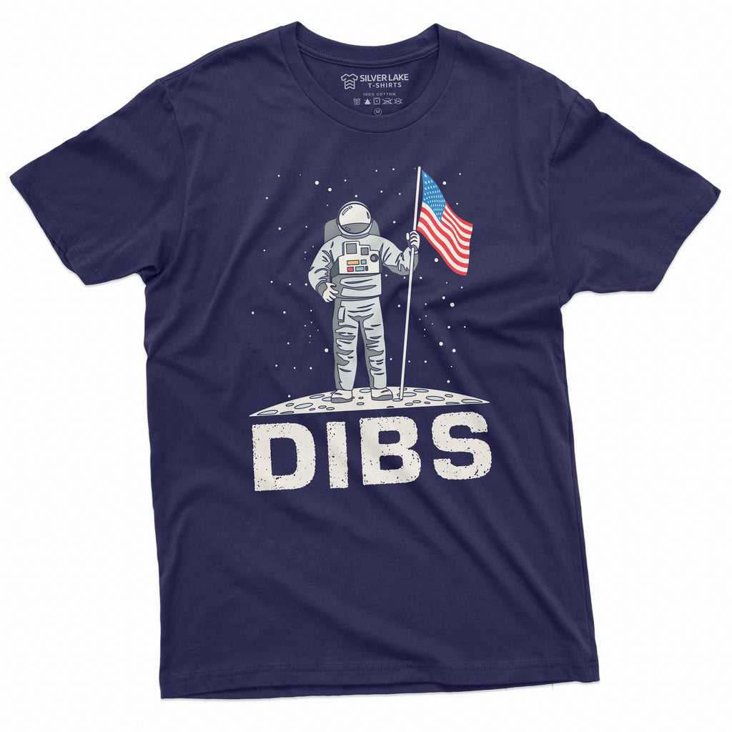 4th of July USA Patriotic T-shirt Space Astronaut Moon product image 3