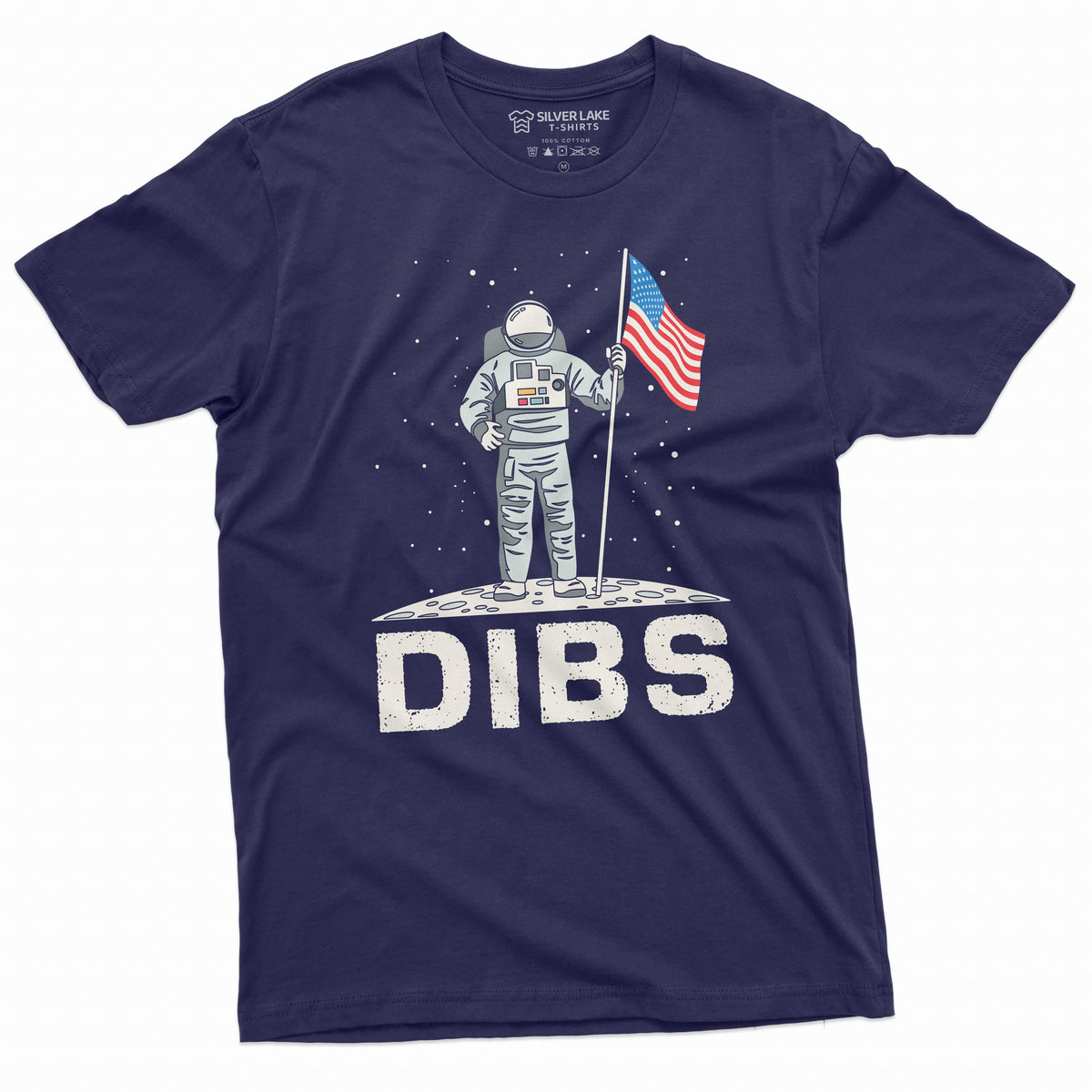 4th of July USA Patriotic T-shirt Space Astronaut Moon product image 3