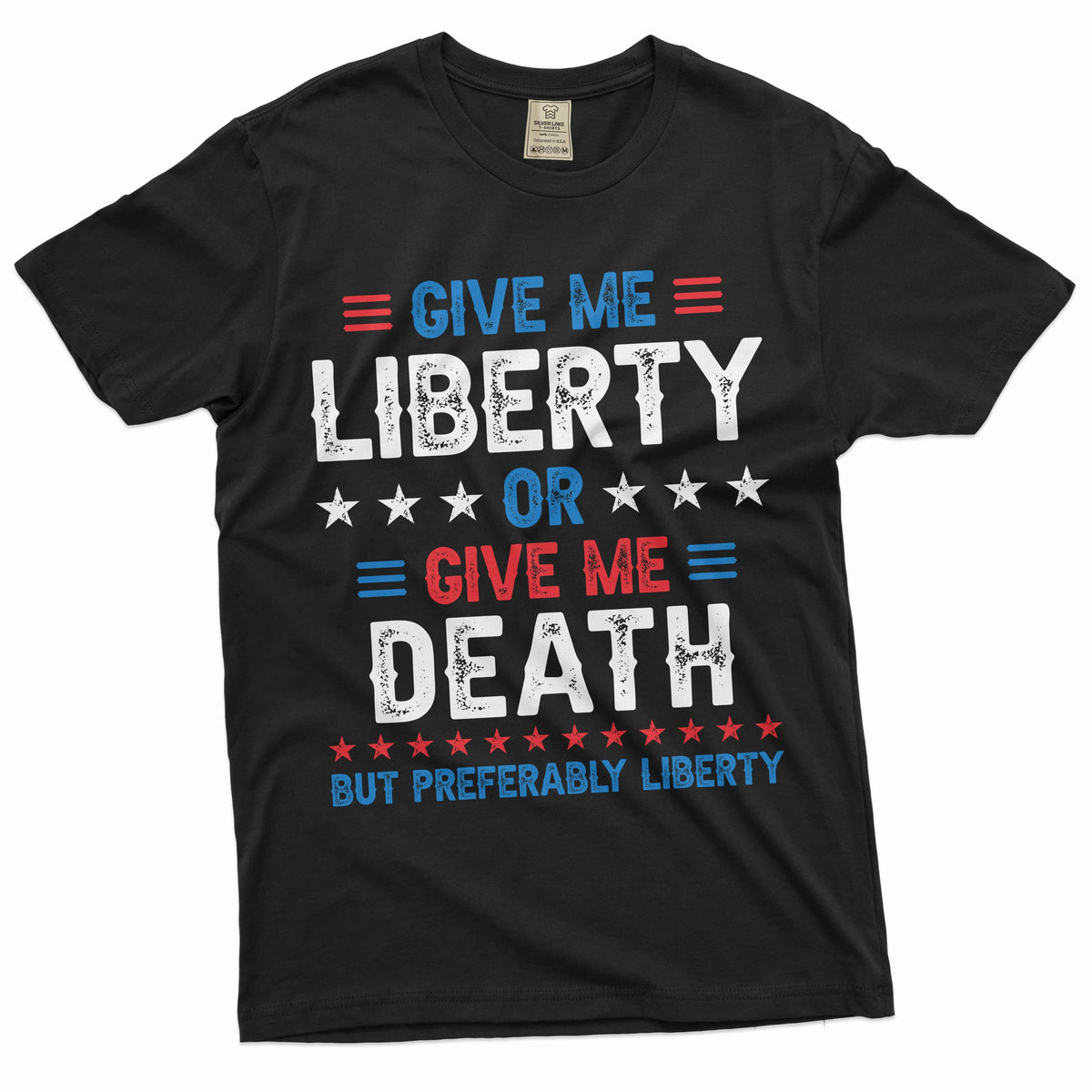 Fourth of July funny liberty or death shirt independence product image 1