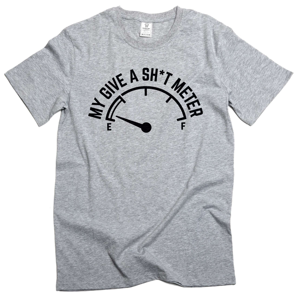 Men's sarcastic my give a shit meter T-shirt adult humor product image 5