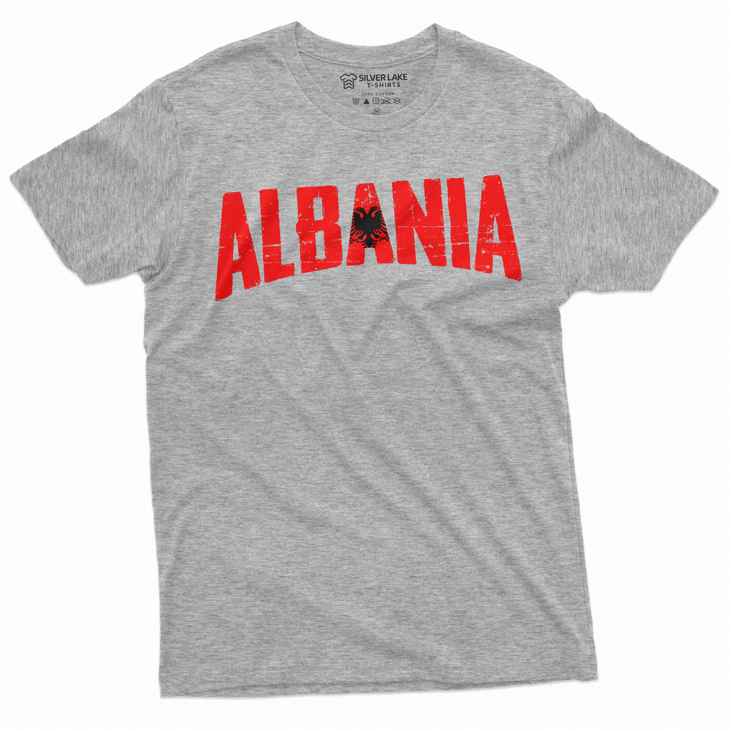 Men's Albania T-shirt Albanian Coat of arms Flag Shqipëria product image 5