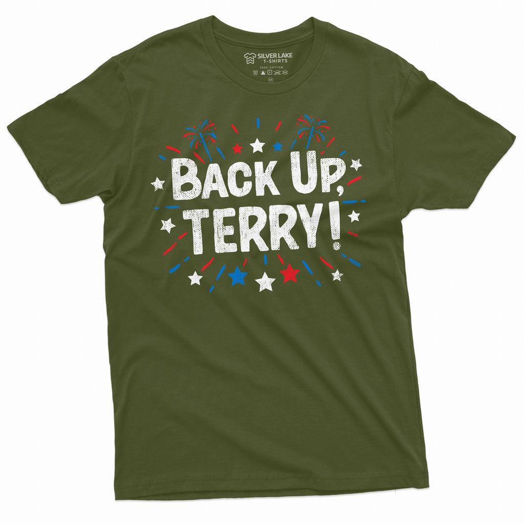 Men's Funny 4th of July shirt Back Up Terry Tee Wheelchair product image 4
