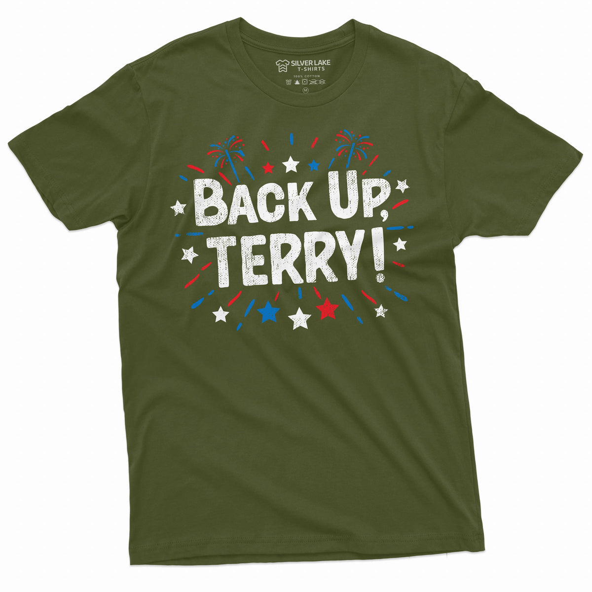 Men's Funny 4th of July shirt Back Up Terry Tee Wheelchair product image 4