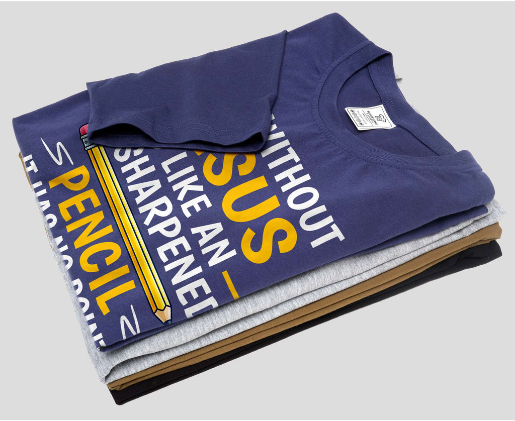 Men's Life Without Jesus T-shirt Christian Gifts Religious product image 6