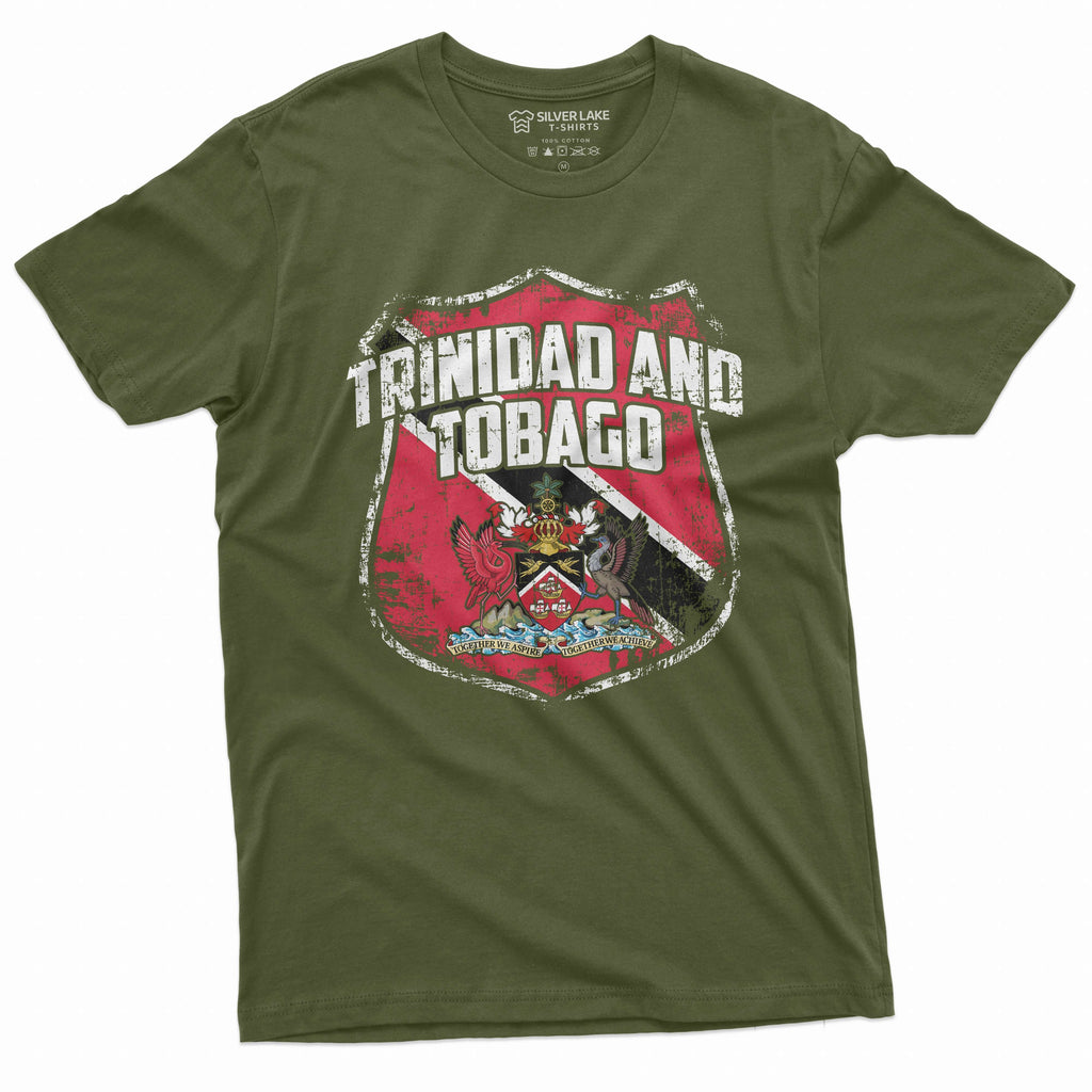 Mens Trinidad and Tobago Country tee shirt Coat of arms product image 4