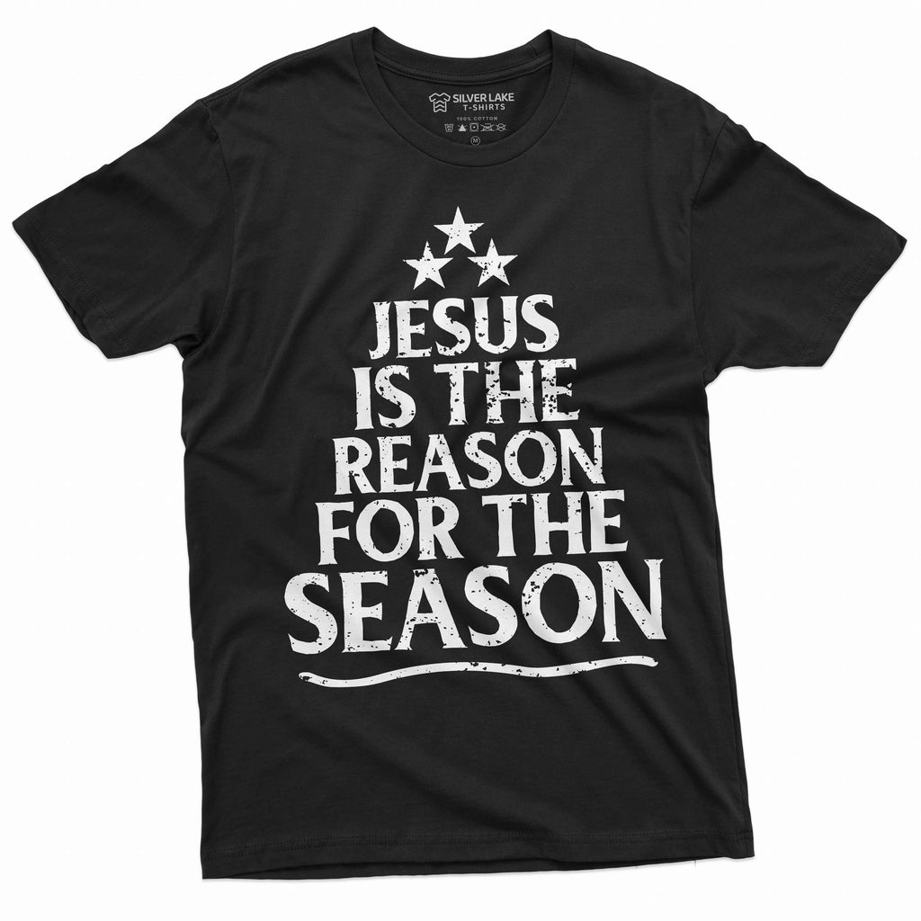 Men's Jesus is the reason for season T-shirt Christmas Tee product image 1