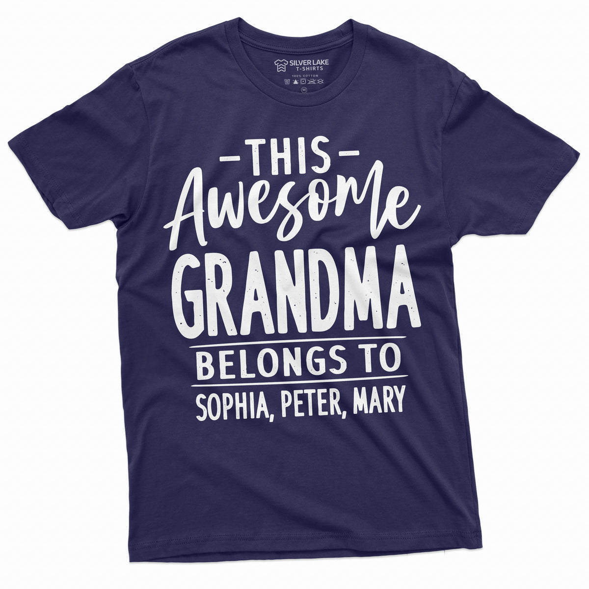 Womens Customizable Grandma T-shirt This Grandmother product image 9