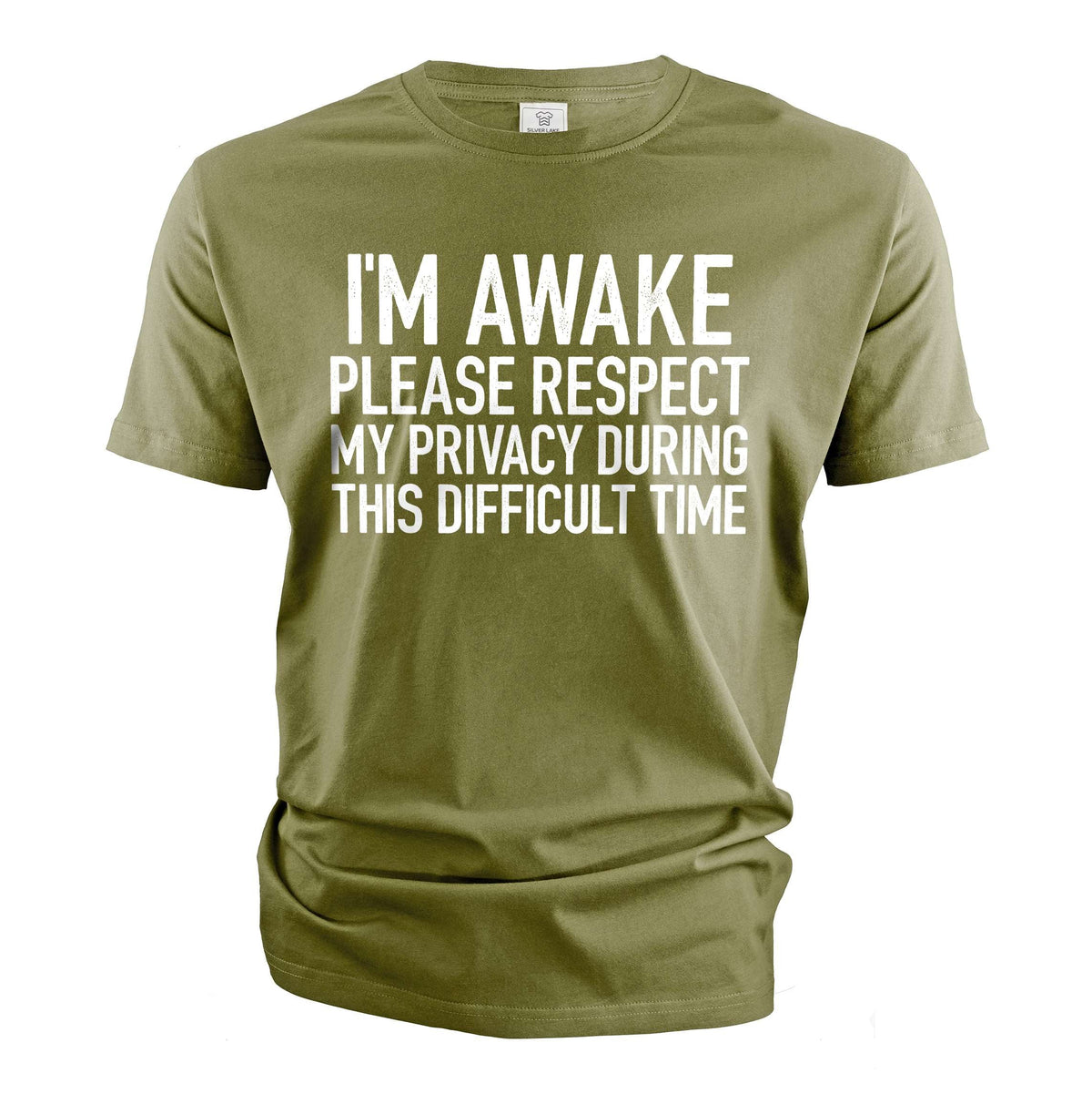 Men's Graphic T-Shirt: "I'm Awake Please Respect My product image 4