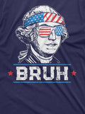 Men's 4th Funny Washington T-shirt George bruh USA product image 1