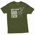 Men's Best Buckin Dad T-shirt Fishing hunting humorous product image 1