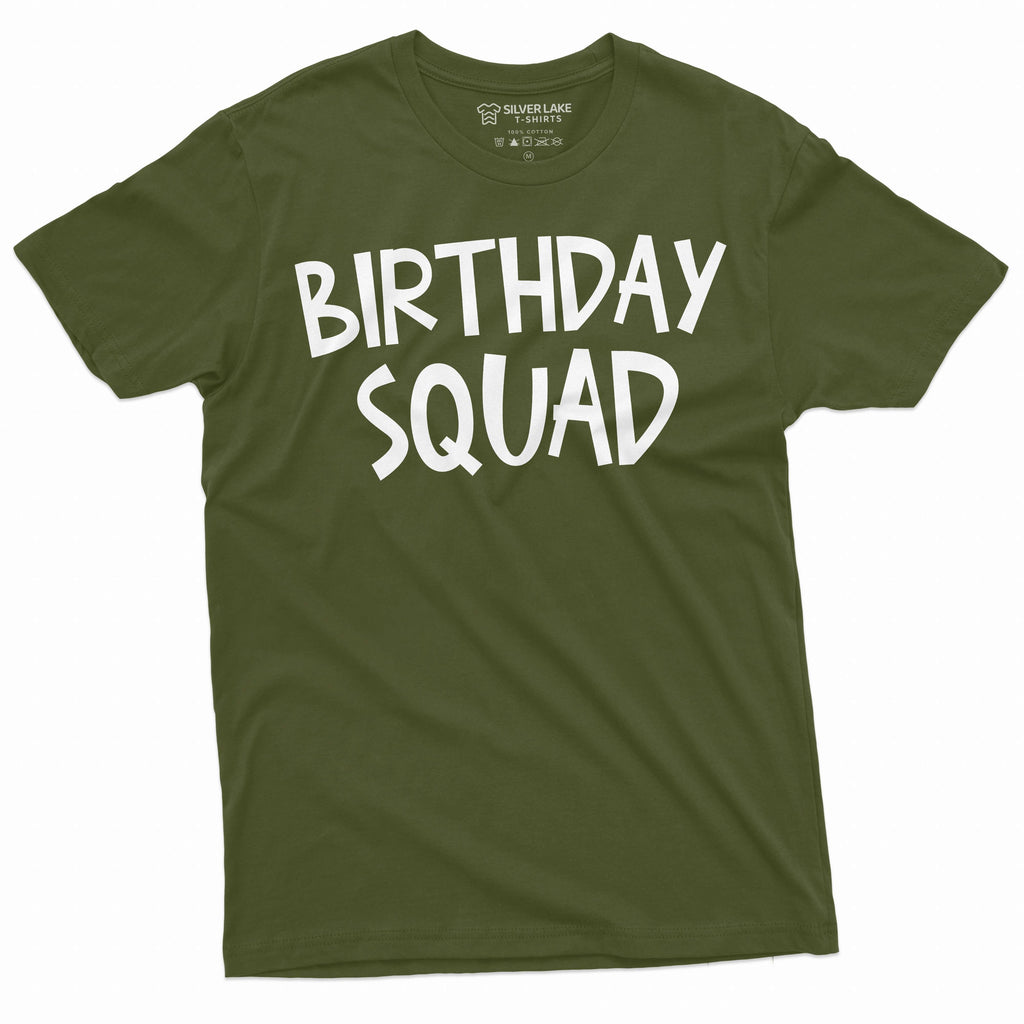 Birthday squad T-shirt bday celebration team tee shirt gift product image 4