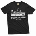 Funny down to earth type Halloween party tee shirt skeleton product image 1
