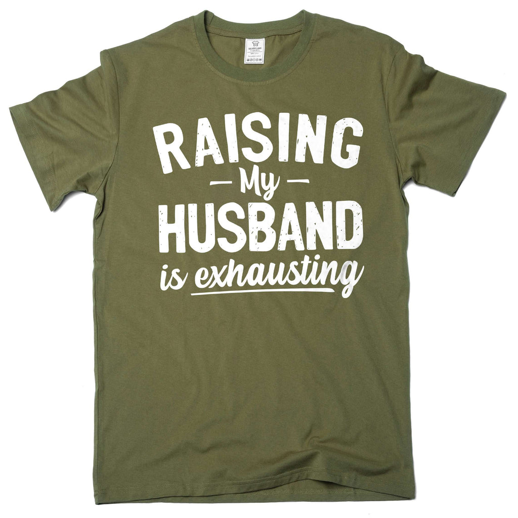Women's Funny Raising husband T-shirt Gift For Wife product image 3