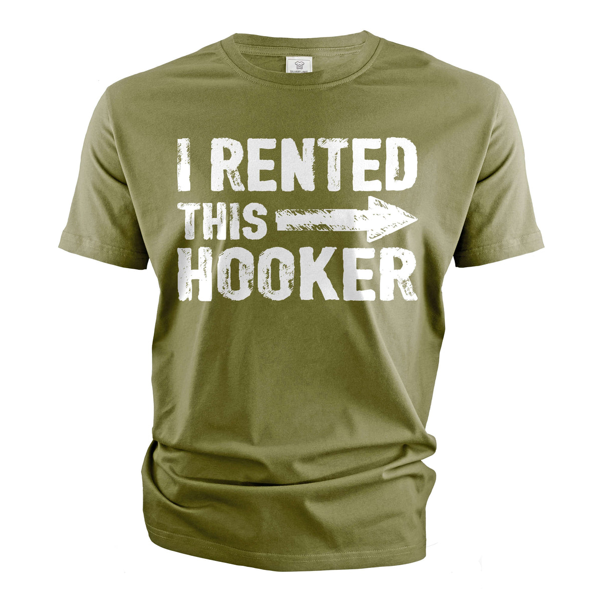 Men's Funny I rented this hooker T-shirt offensive humorous product image 3
