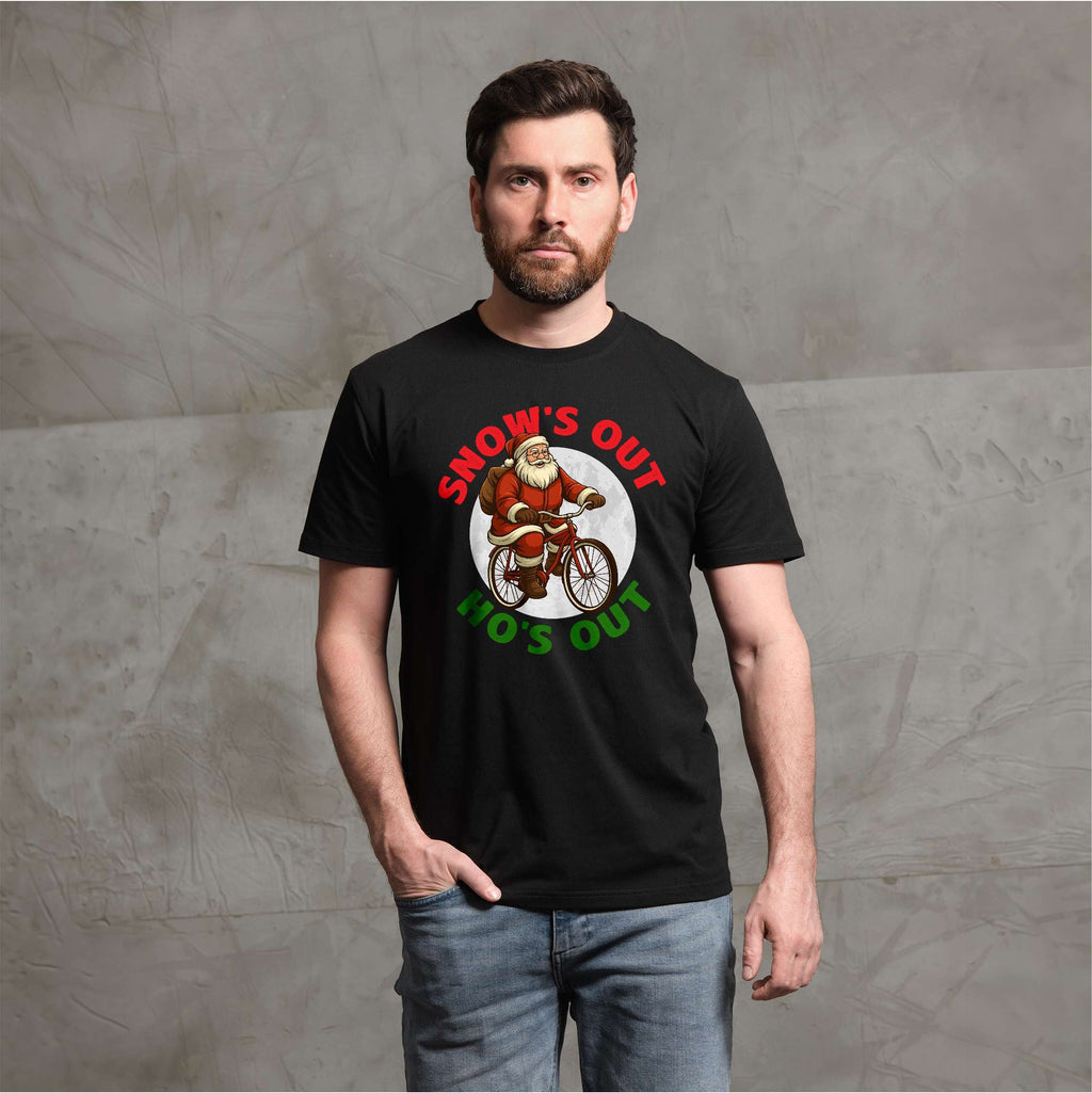 Men's Christmas funny Snow's out Ho's T-shirt Xmas Party product image 2