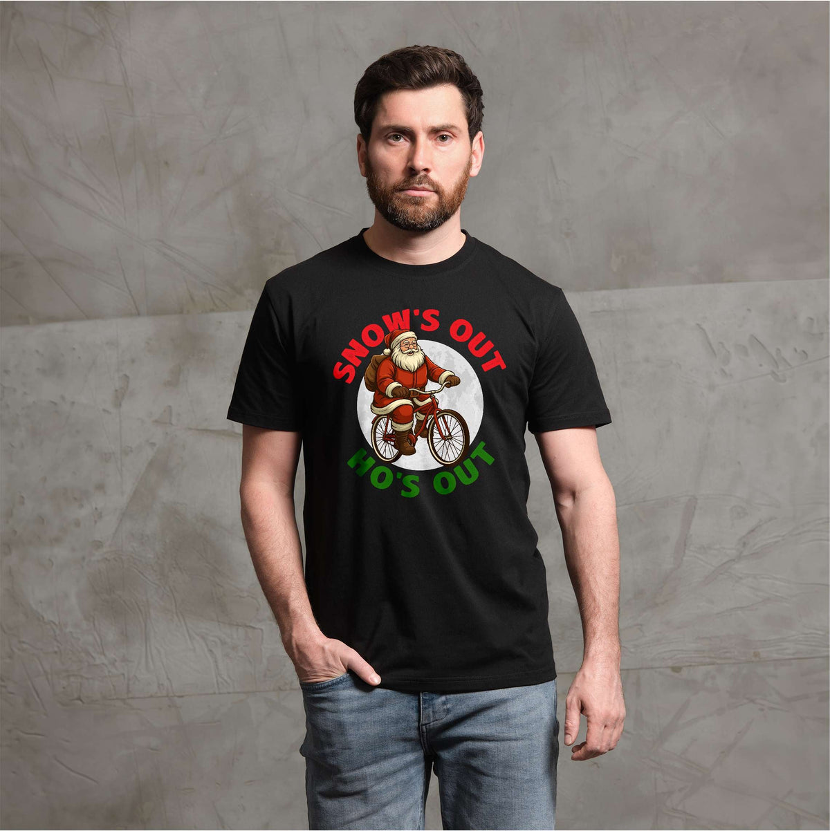 Men's Christmas funny Snow's out Ho's T-shirt Xmas Party product image 2