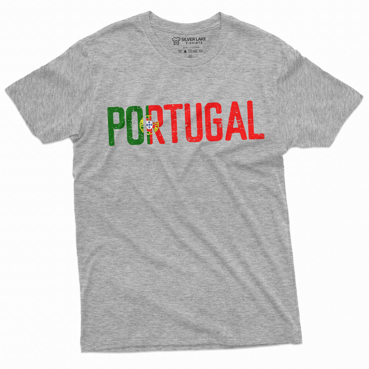 Men's Portugal T-shirt Portuguese Flag Coat of Arms Soccer Football Tee Shirt República Portuguesa Independence National day Tee
