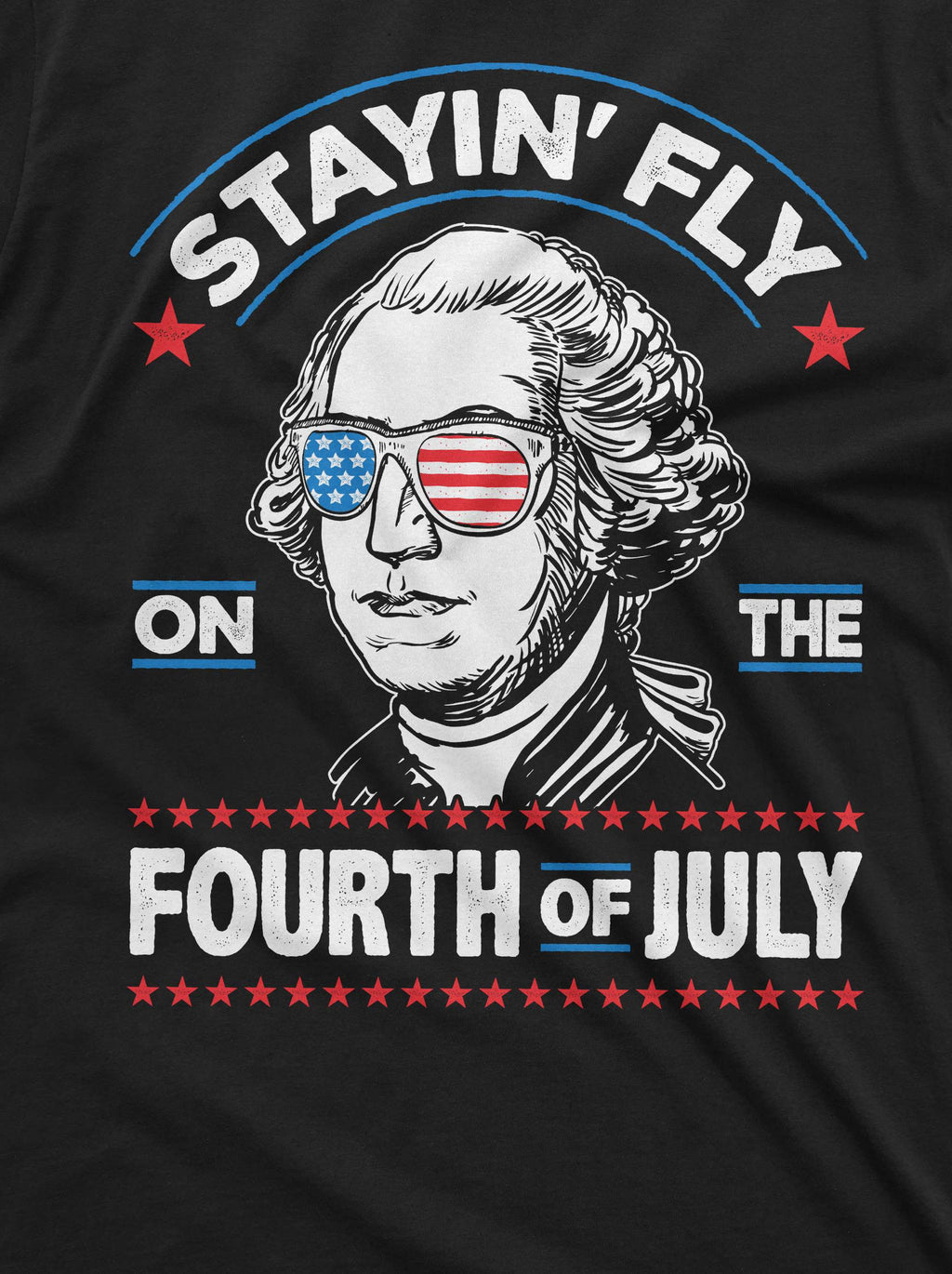 Men's 4th of July Stayin Fly on the fourth of T-shirt product image 2