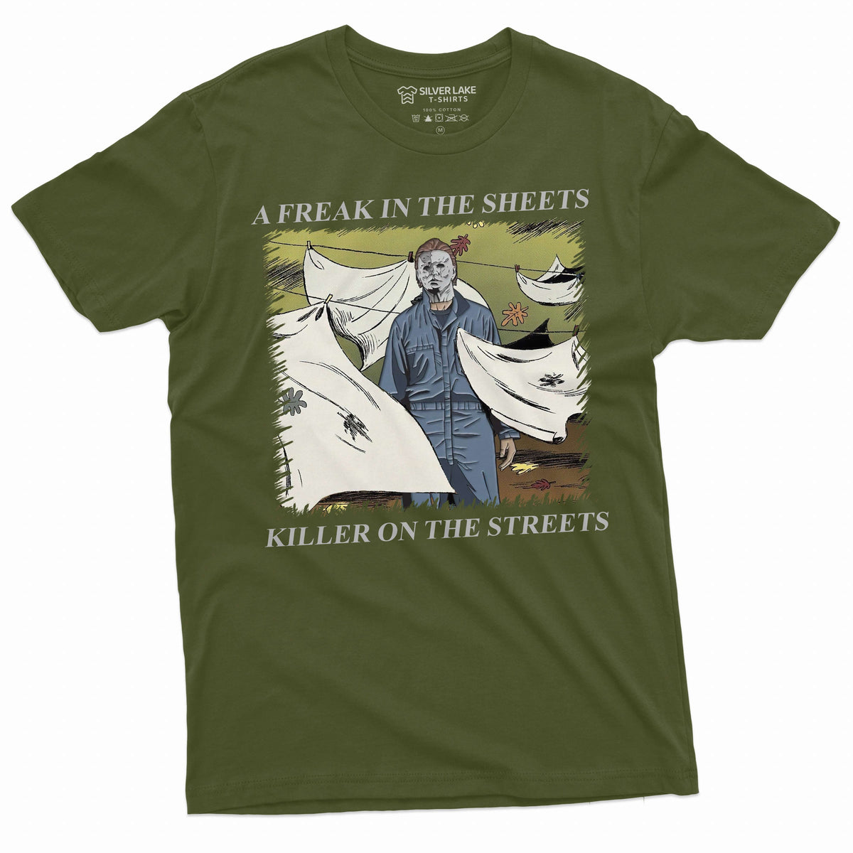Men's Funny Halloween movie inspired T-shirt Myers popular product image 1