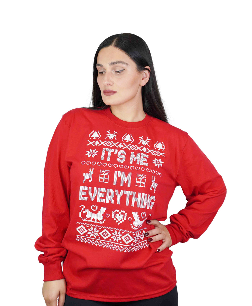 Christmas matching long sleeve green red shirts I have product image 3