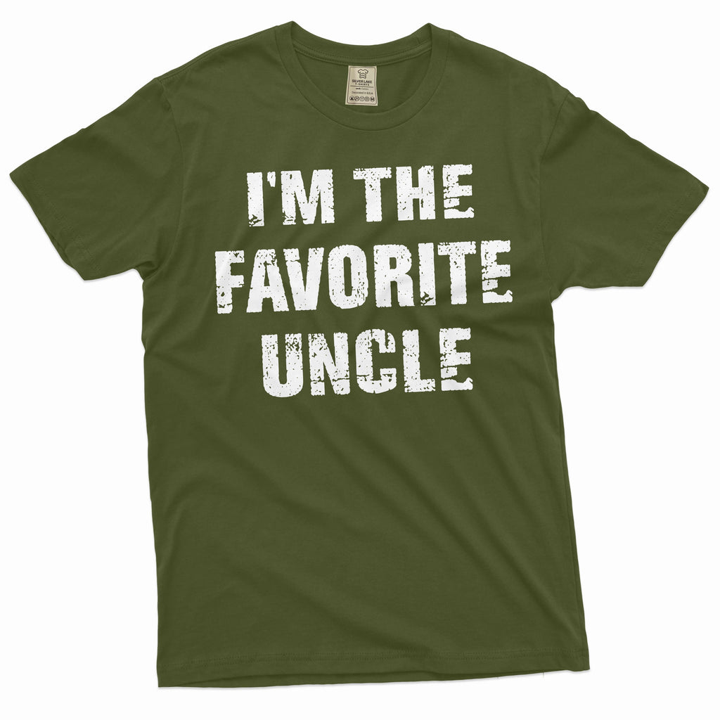Men's Funny I am the favorite uncle Tshirt Birthday gift product image 4