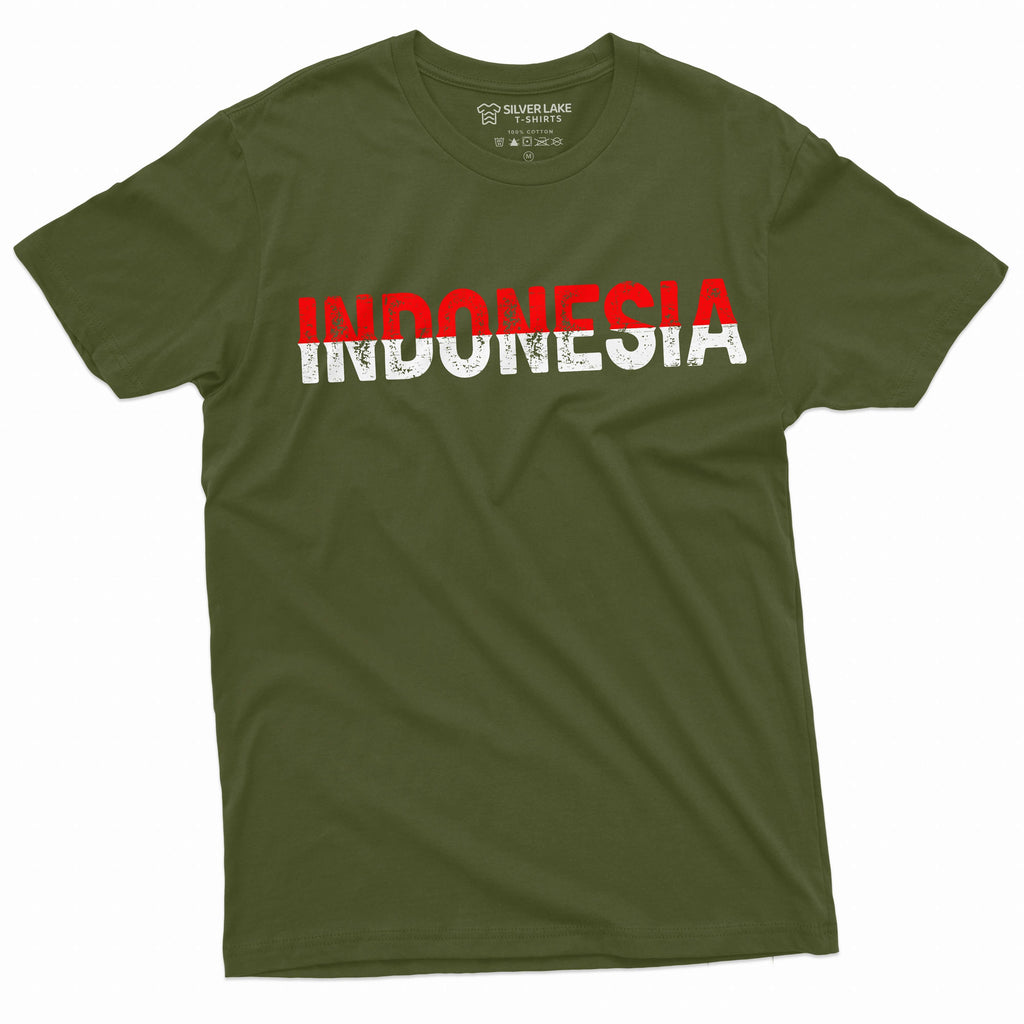 Men's Indonesia Shirt Indonesian Gifts Patriotic Country product image 4