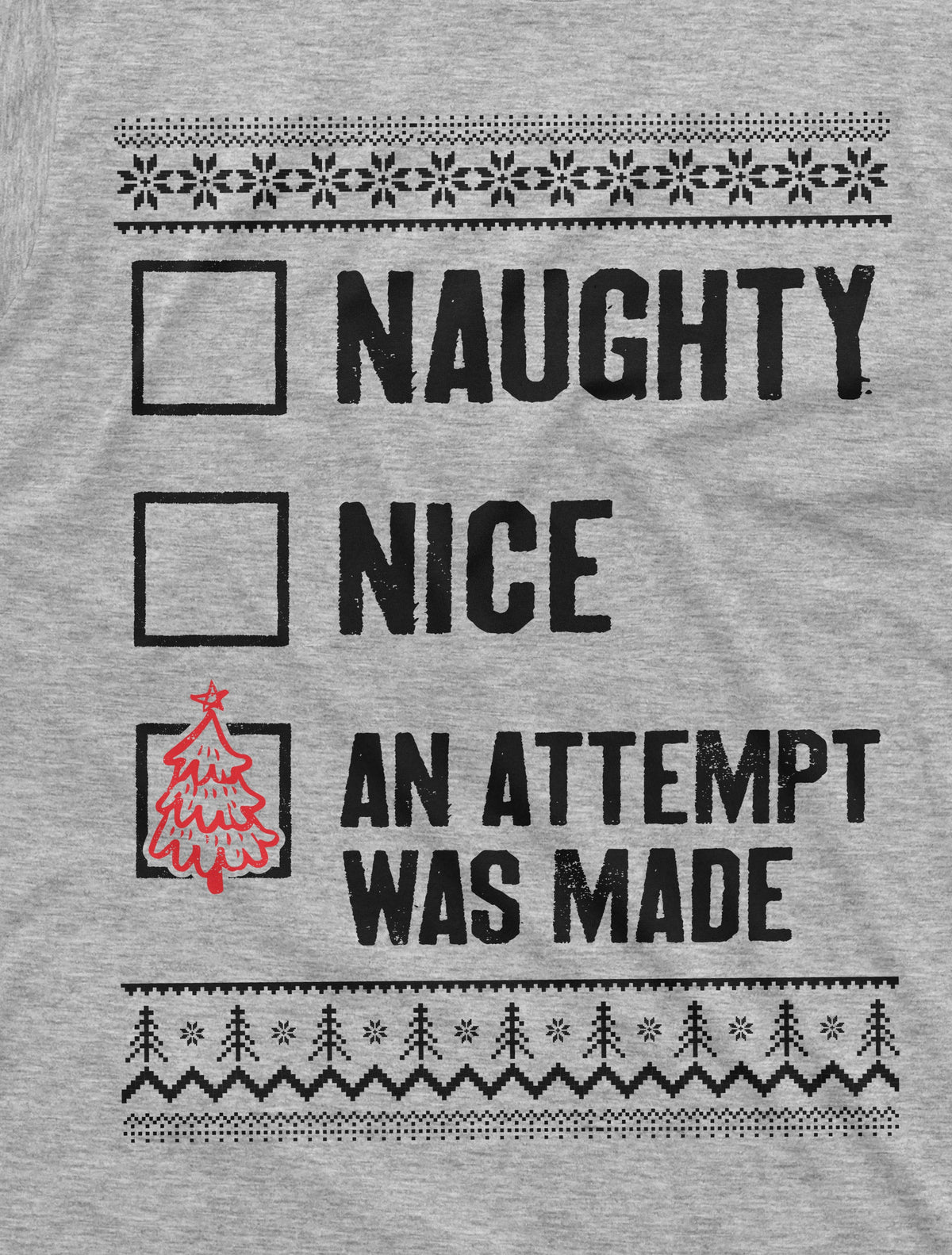 Christmas Funny Tee shirt Attempt was made | Gift For Xmas product image 2